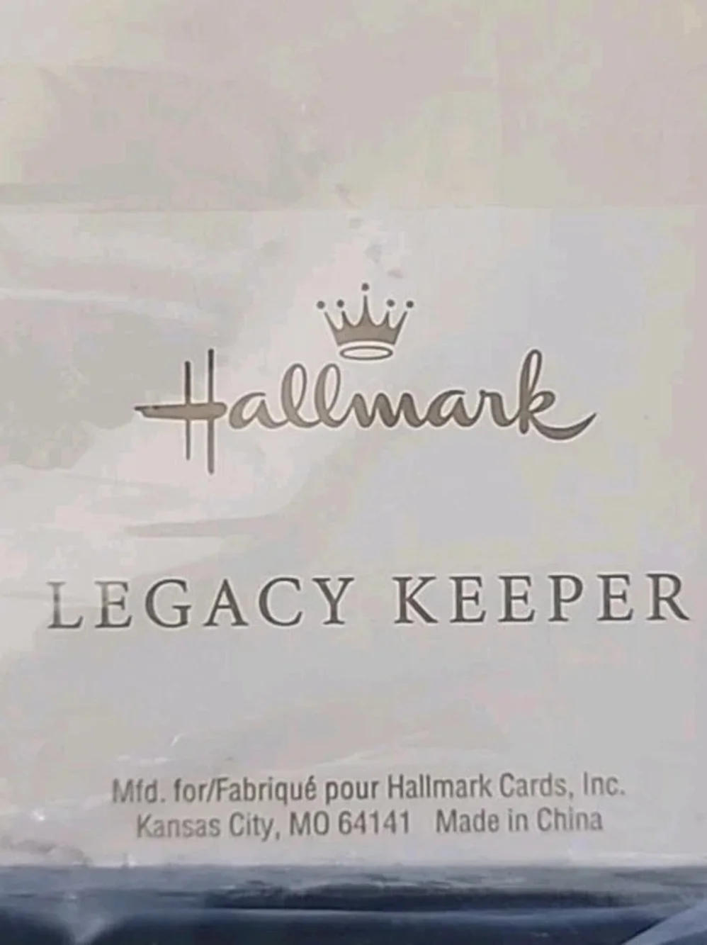 Hallmark Legacy Keeper with Recorder NEW